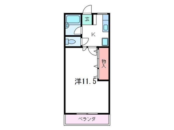 クラウンマンションの物件間取画像